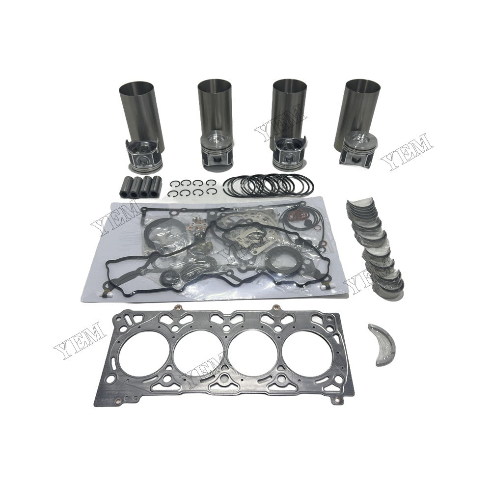 16V Full Repair Kit With Gasket Set Main Rod bearings For Kubota V2607 Engine Foe Kubota