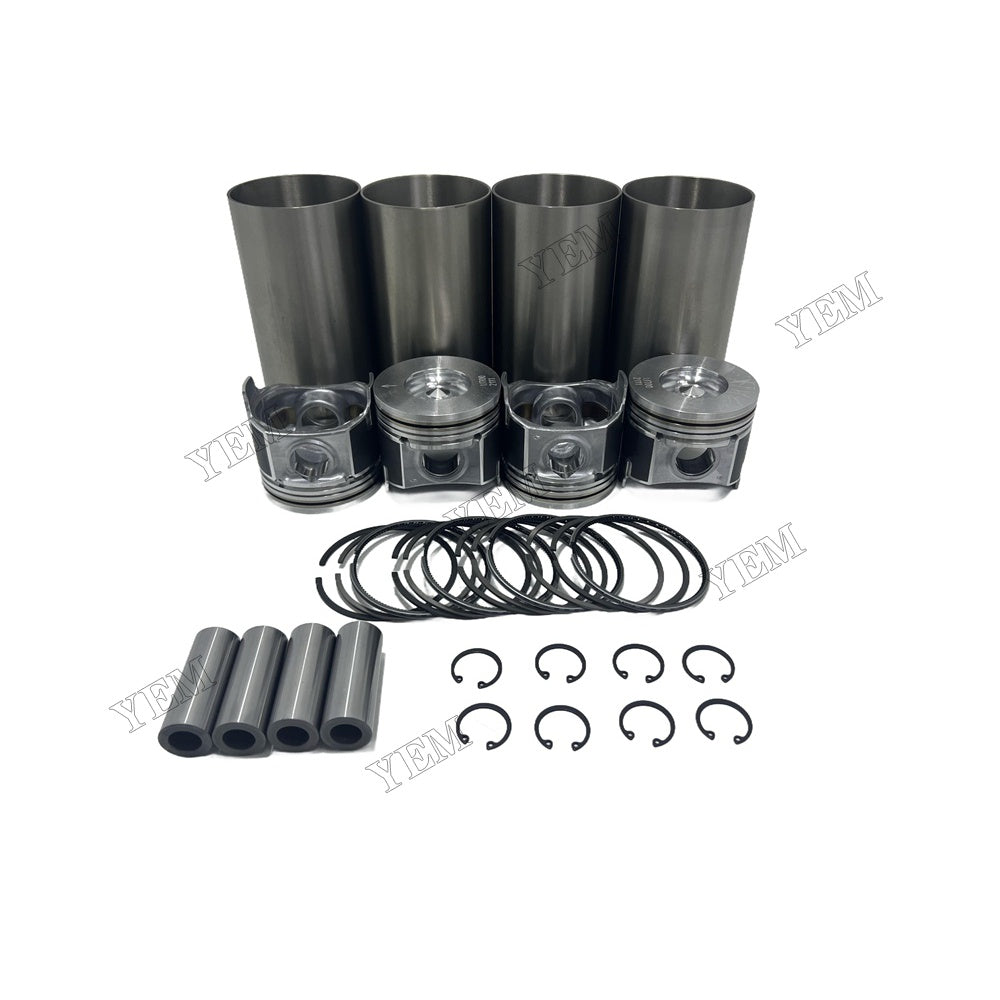 16V Cylinder Liner Kit Piston With Ring Bush For Kubota V2607 Engine