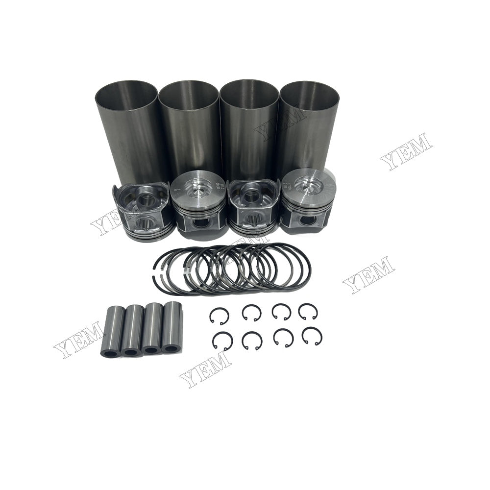 16V Cylinder Liner Kit Piston With Ring Bush For Kubota V2607 Engine Foe Kubota