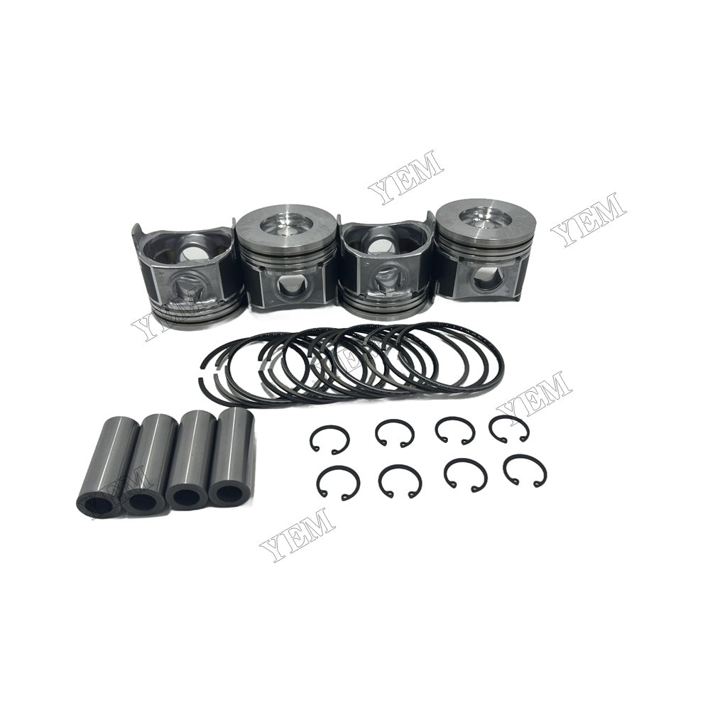 16V Piston and piston ring set For Kubota V2607 Engine