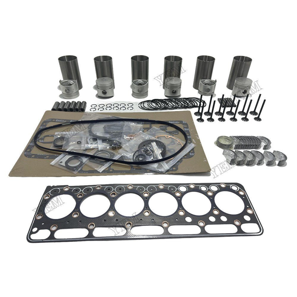 Engine Overhaul Kit Main And Rod bearings Gasket Set Valve Guide For Kubota S2600 Engine