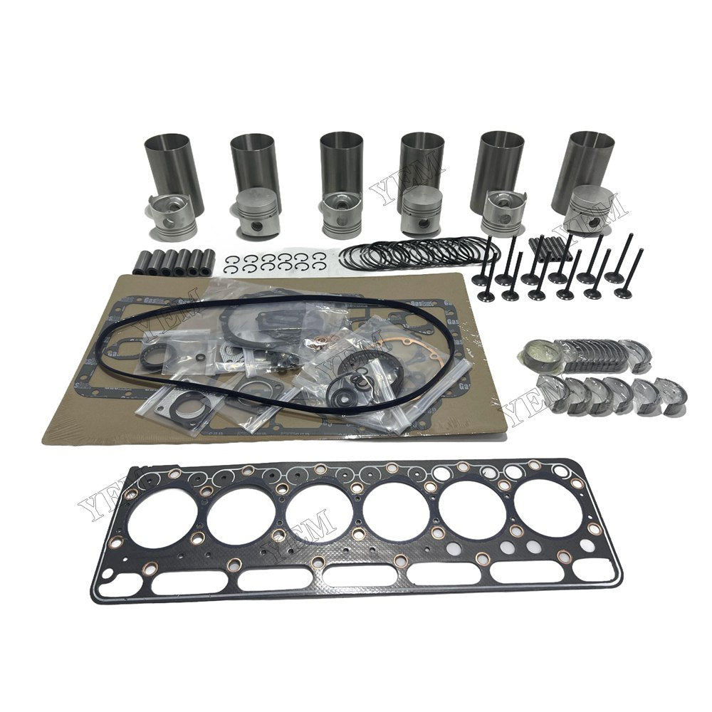 S2800 Engine Overhaul Kit Main And Rod bearings Gasket Set Valve Guide For Kubota Foe Kubota