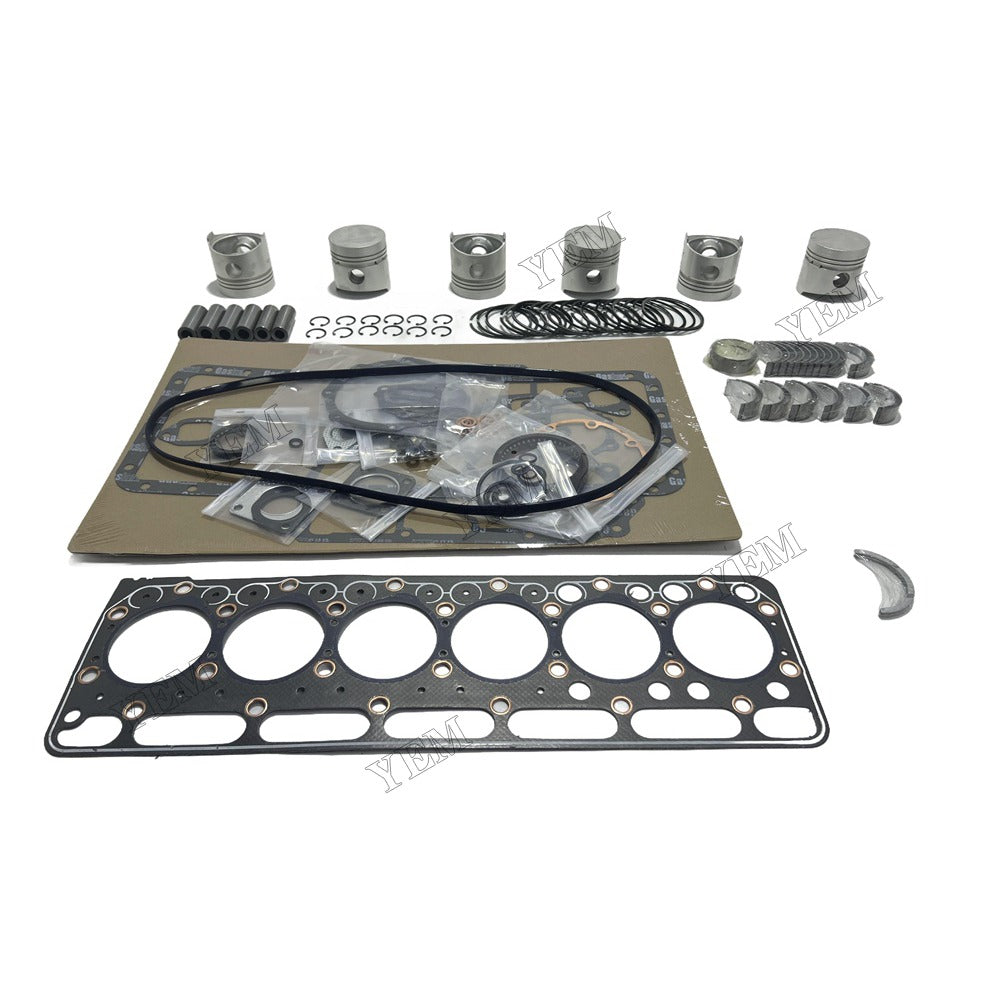 S2800 Piston With ring set Gasket kit main and connecting rod bearings Set For Kubota