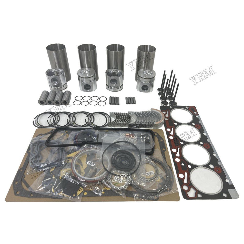 4BT Engine Overhaul Kit Main And Rod bearings Gasket Set Valve Guide For Cummins