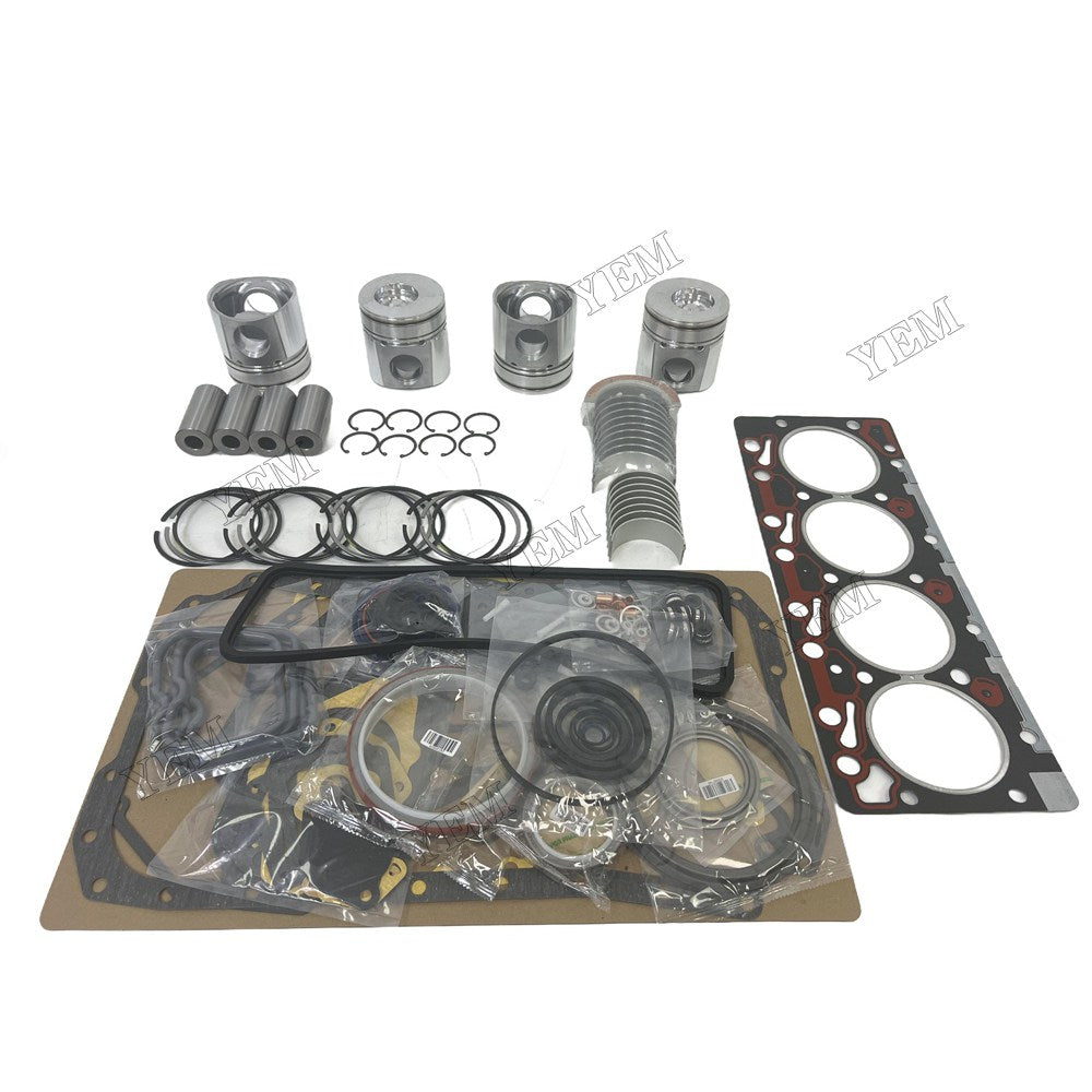 4BT Piston With ring set Gasket kit main and connecting rod bearings Set For Cummins