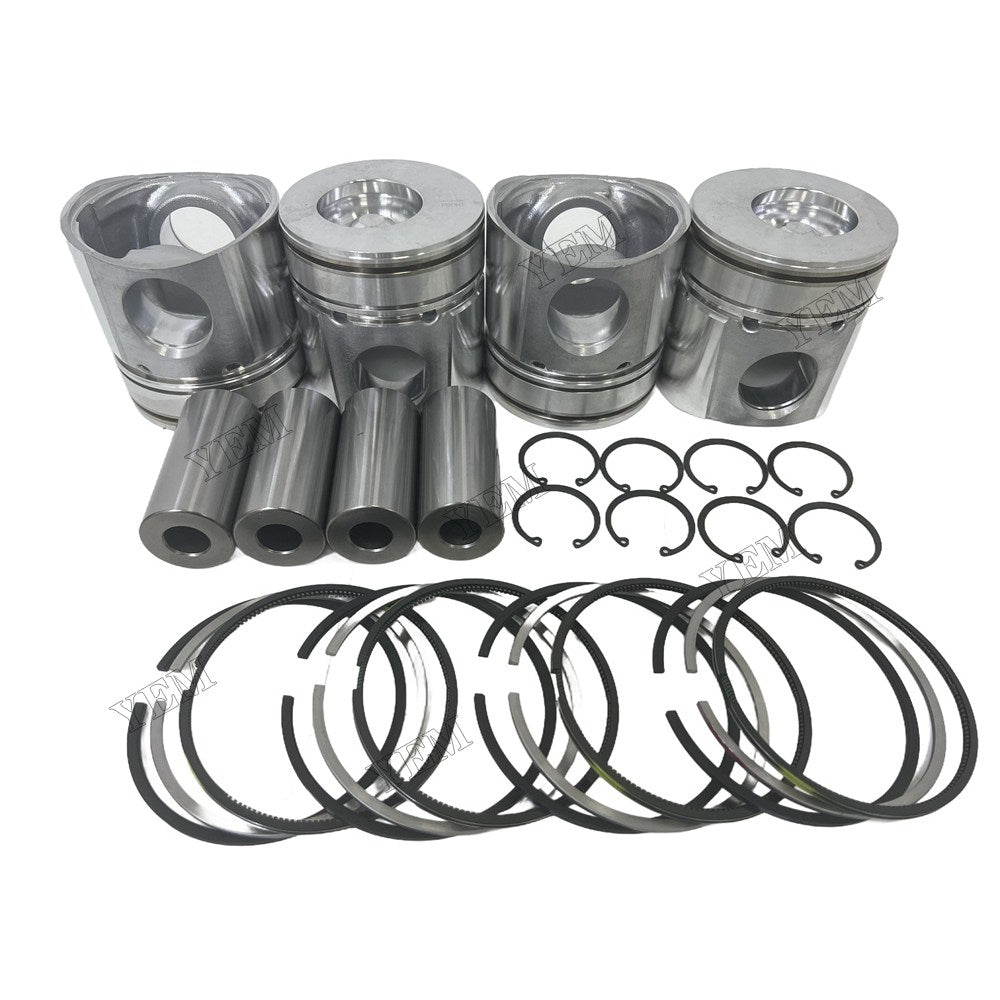 Piston and piston ring set For Cummins 4BT Engine