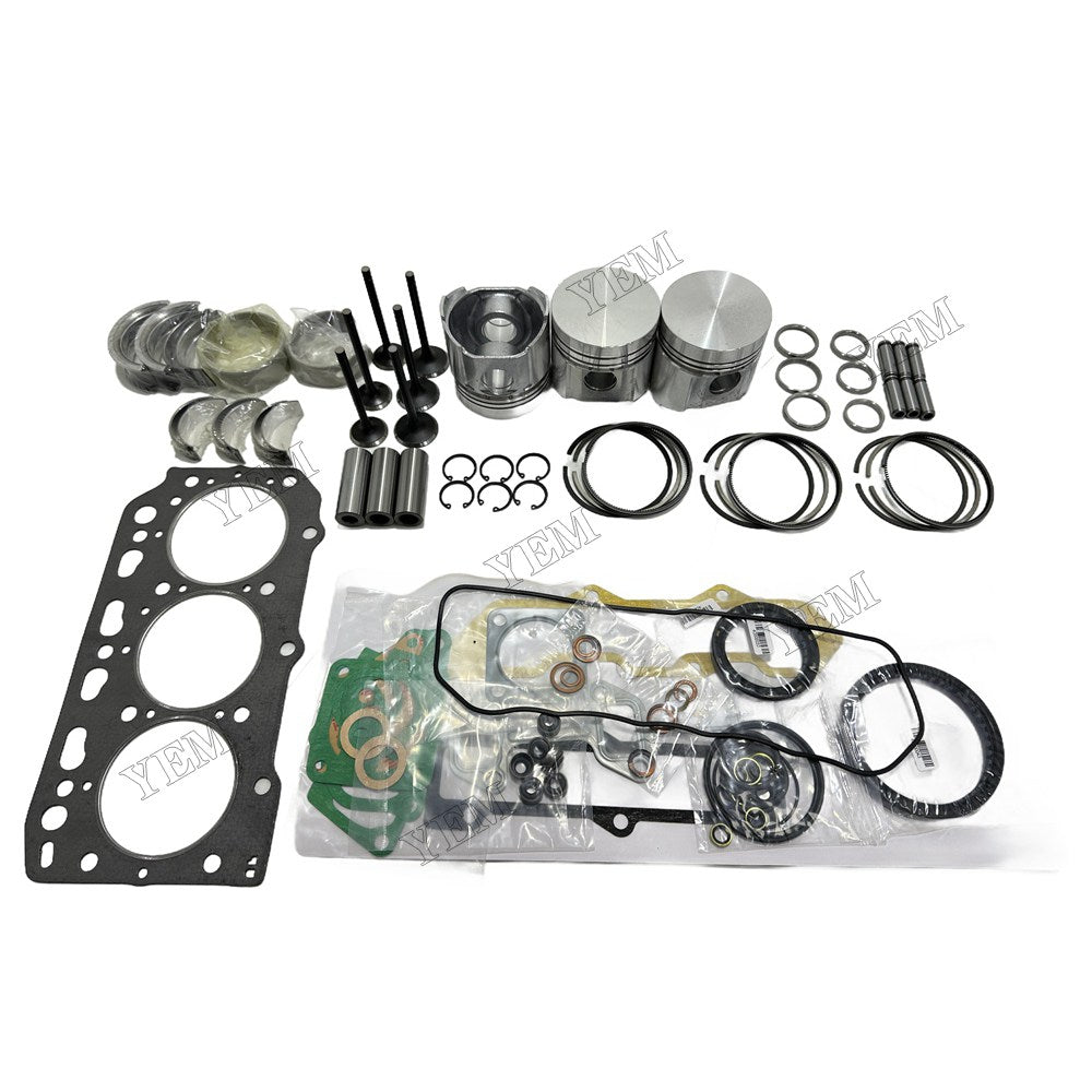 3T84HL Piston W Ring Kit Gasket Set Main Connecting rod bearings Set Valve Train For Yanmar