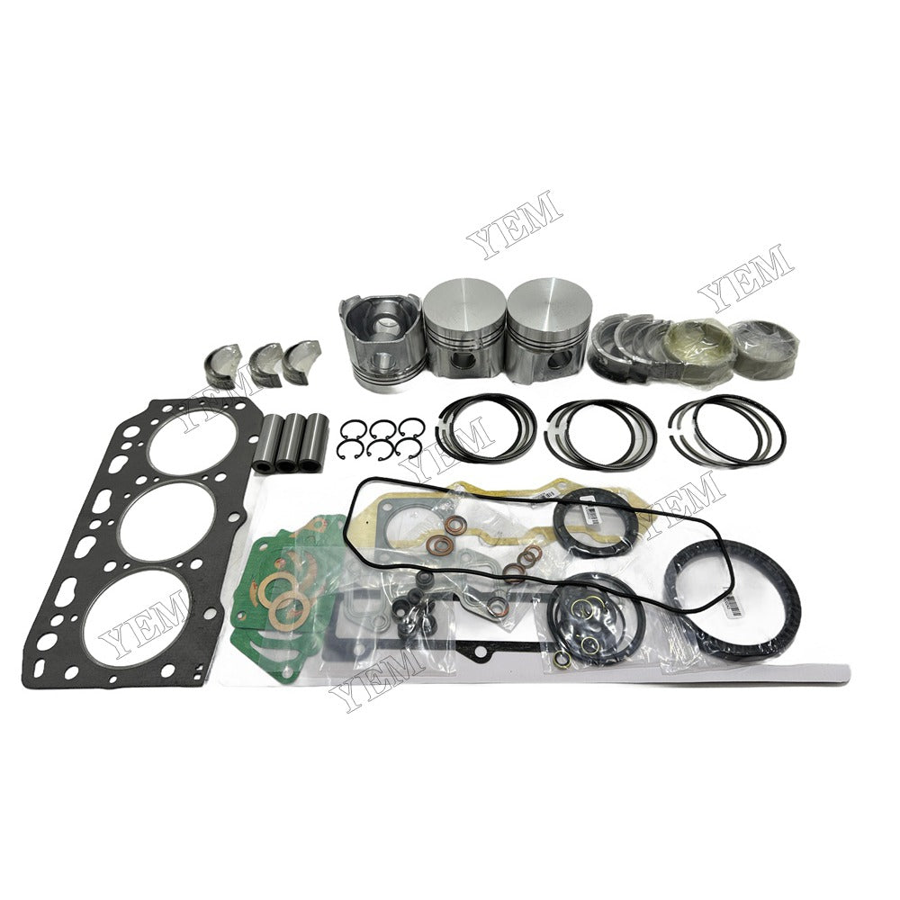 3TN84 Piston With ring set Gasket kit main and connecting rod bearings Set For Yanmar Foe Yanmar