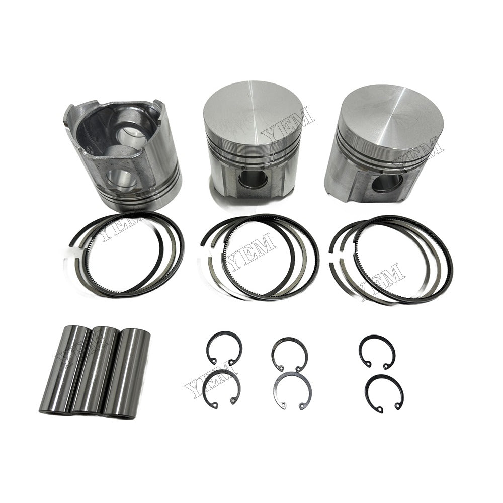 Piston and piston ring set For Yanmar 3TN84 Engine