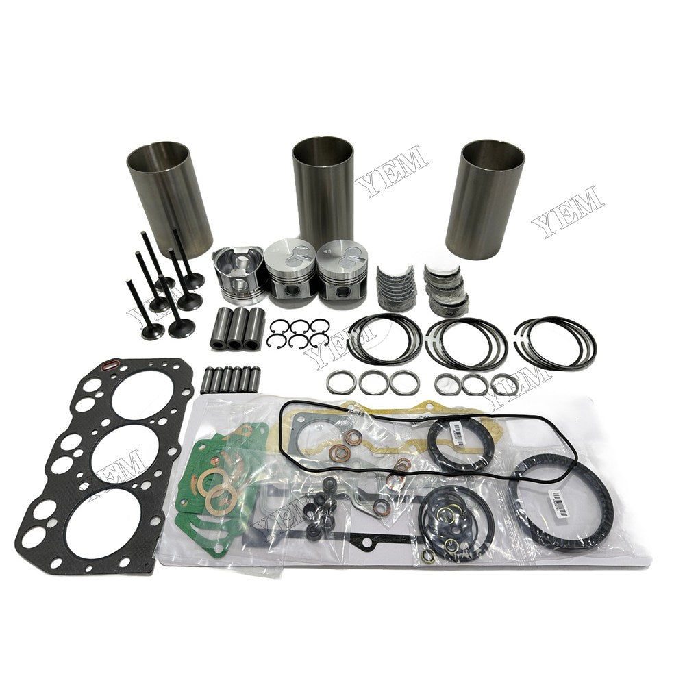 Overhaul Rebuild Kit Gasket Main and Connecting rod bearings Valve Kit For Yanmar 3TNA72 Engine