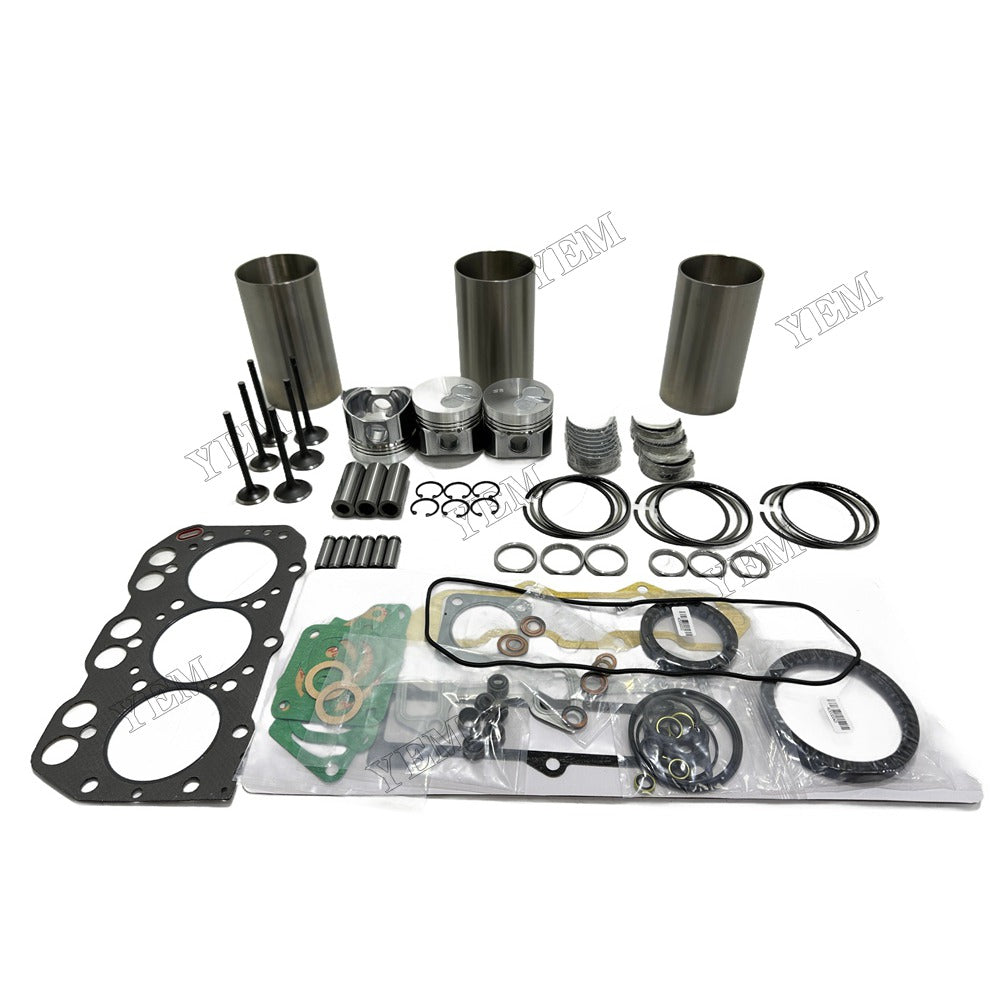Overhaul Rebuild Kit Gasket Main and Connecting rod bearings Valve Kit For Yanmar 3TNA72 Engine Foe Yanmar