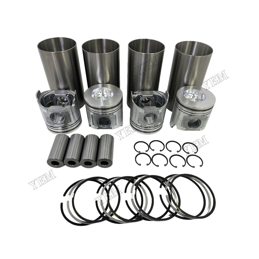 Cylinder Liner Kit Piston With Ring Bush For Yanmar 4D106 Engine