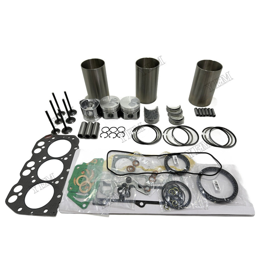 Engine Overhaul Kit Main And Rod bearings Gasket Set Valve Guide For Yanmar 3YM20 Engine Foe Yanmar