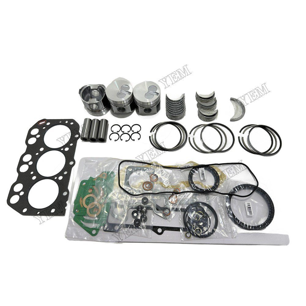 3TNA72 Piston With ring set Gasket kit main and connecting rod bearings Set For Yanmar