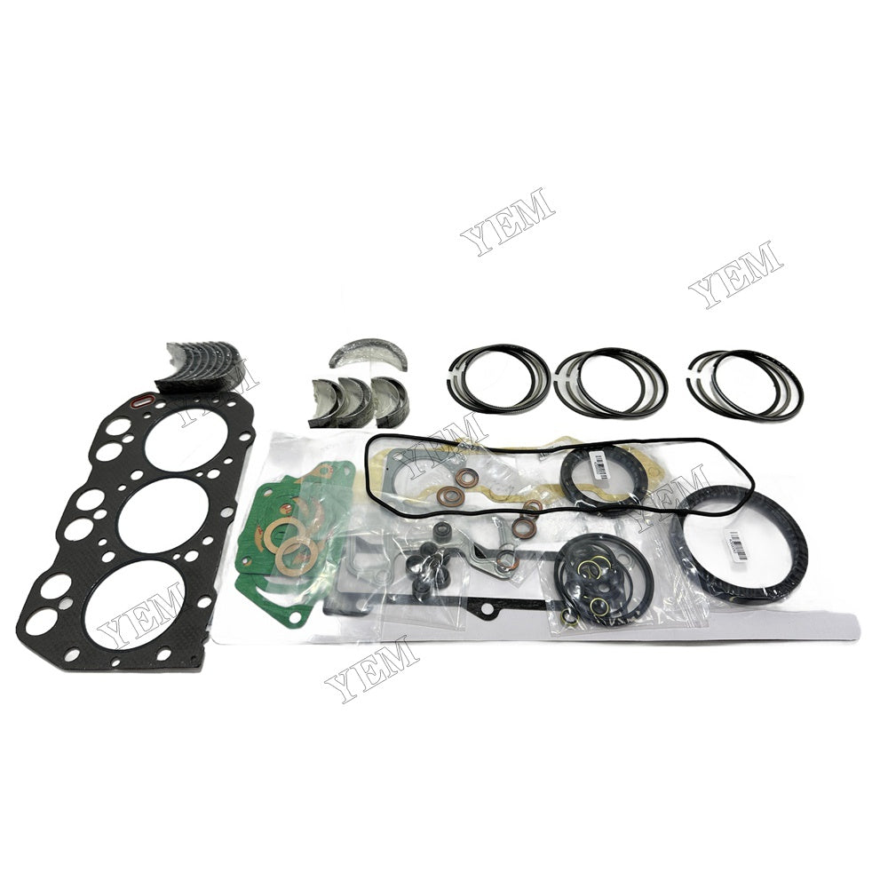 Piston ring set Gasket kit Crankshaft and Rod Bearings Set For Yanmar 3TNA72 Engine Foe Yanmar