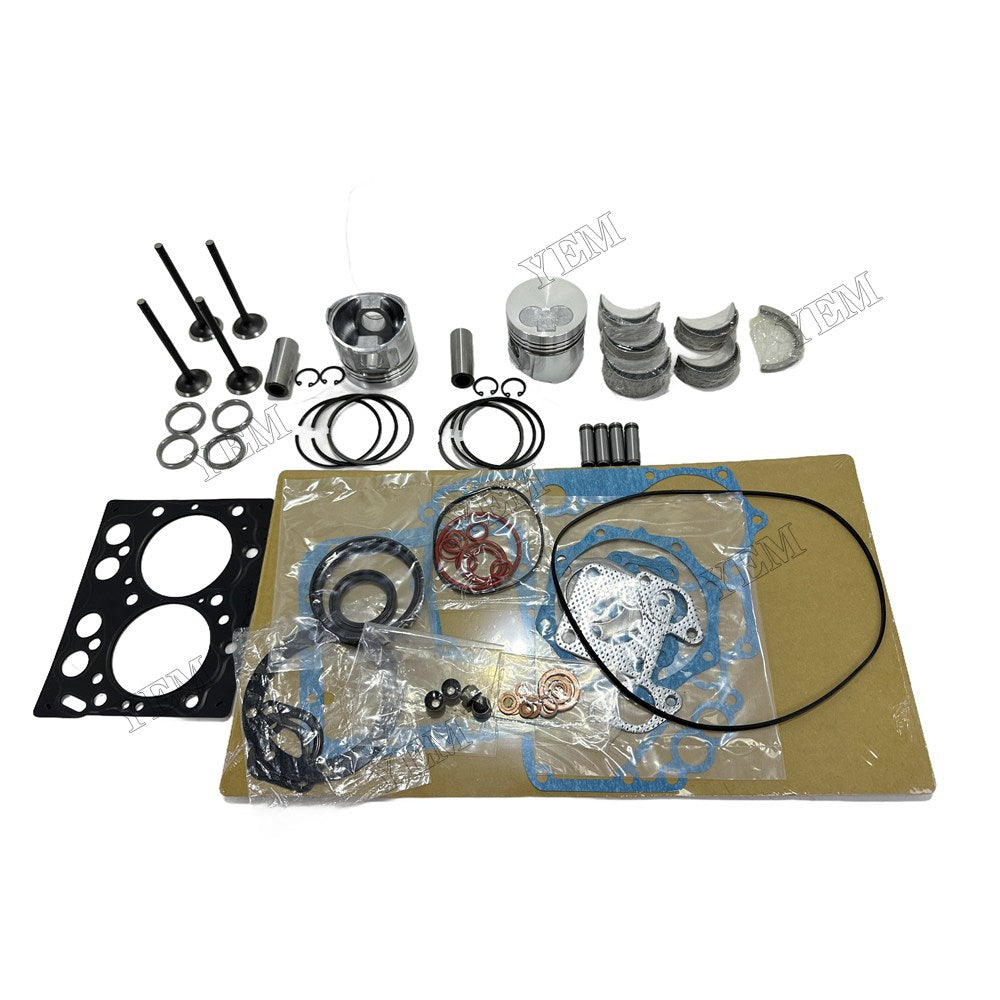 TK3.66 Piston W Ring Kit Gasket Set Main Connecting rod bearings Set Valve Train For Yanmar
