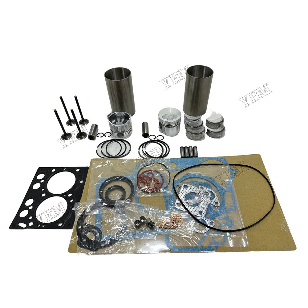 Engine Overhaul Kit Main And Rod bearings Gasket Set Valve Guide For Yanmar TK3.66 Engine Foe Thermo King Yanmar