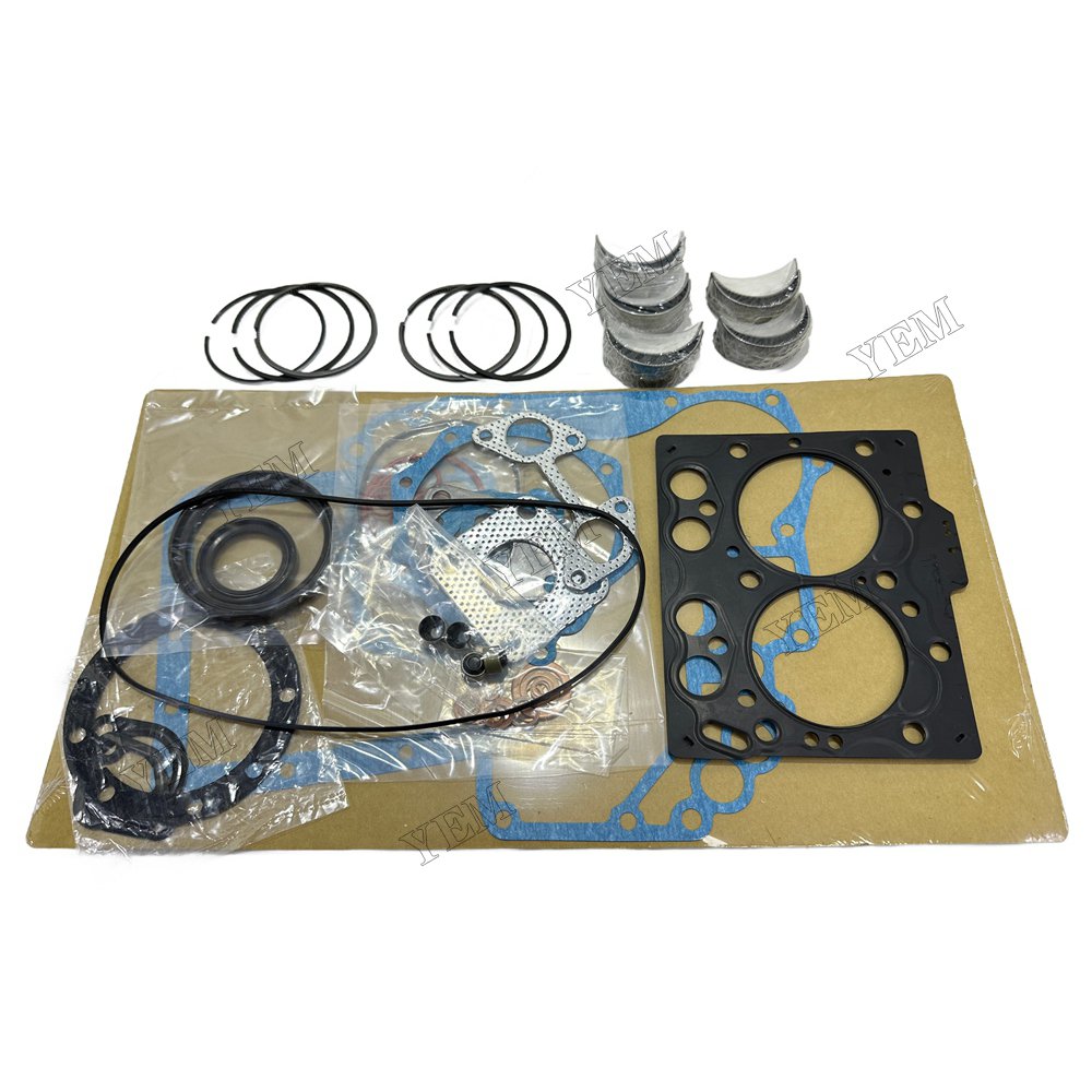 Piston ring set Gasket kit main and connecting rod bearings For Yanmar TK3.66 Engine Foe Thermo King Yanmar