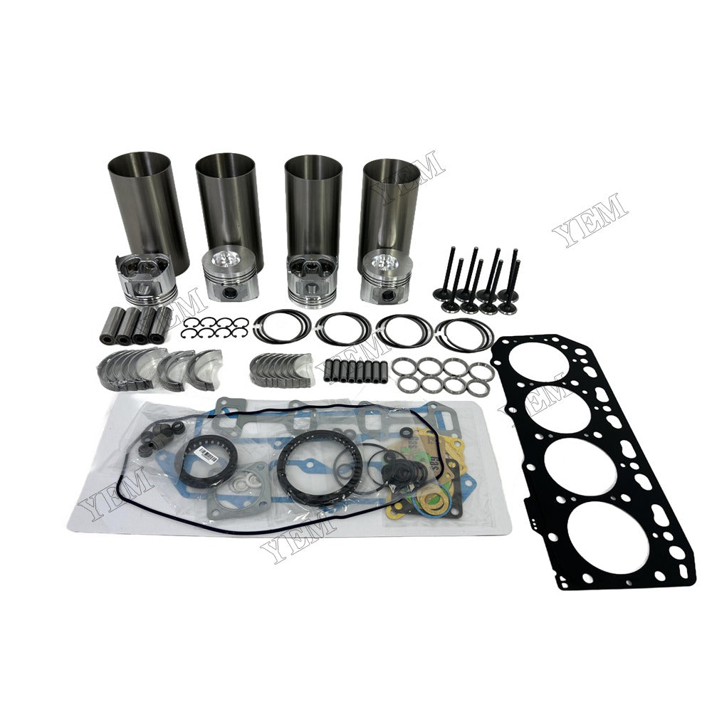 4D84E-3 Overhaul Rebuild Kit Gasket Main and Connecting rod bearings Valve Kit For Yanmar
