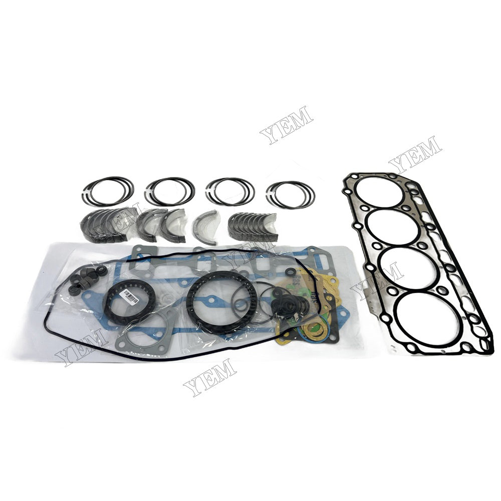 4TN82 Piston ring set Gasket kit Crankshaft and Rod Bearings Set For Yanmar