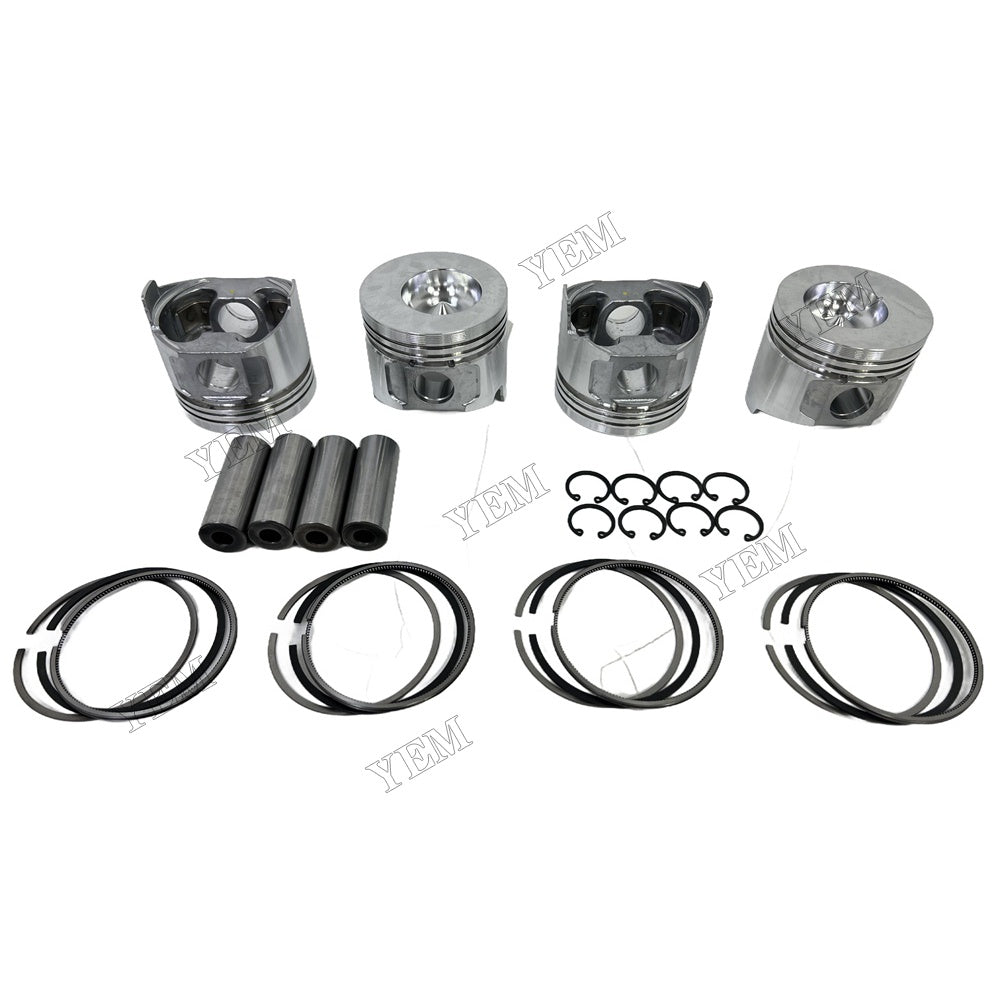 Piston and piston ring set For Yanmar 4TN82 Engine Foe Yanmar