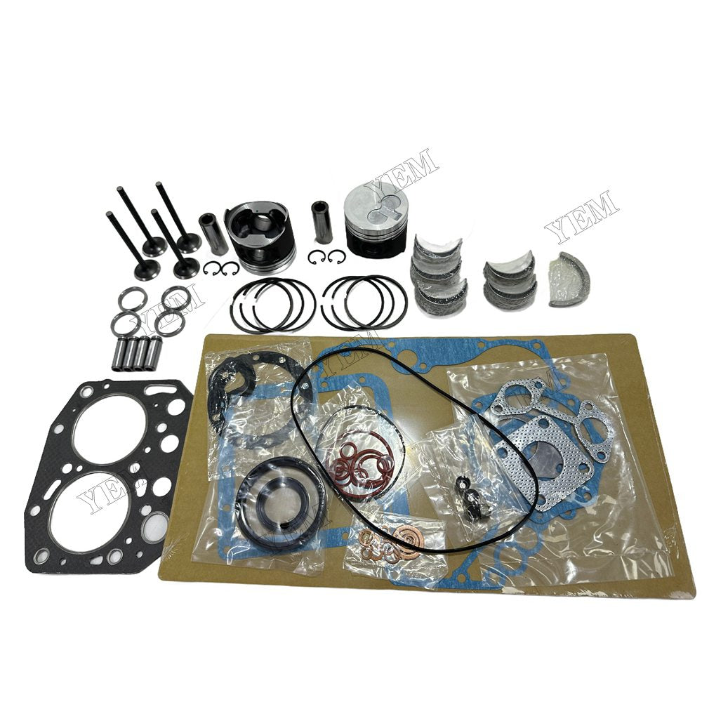 TK270 Piston W Ring Kit Gasket Set Main Connecting rod bearings Set Valve Train For Yanmar