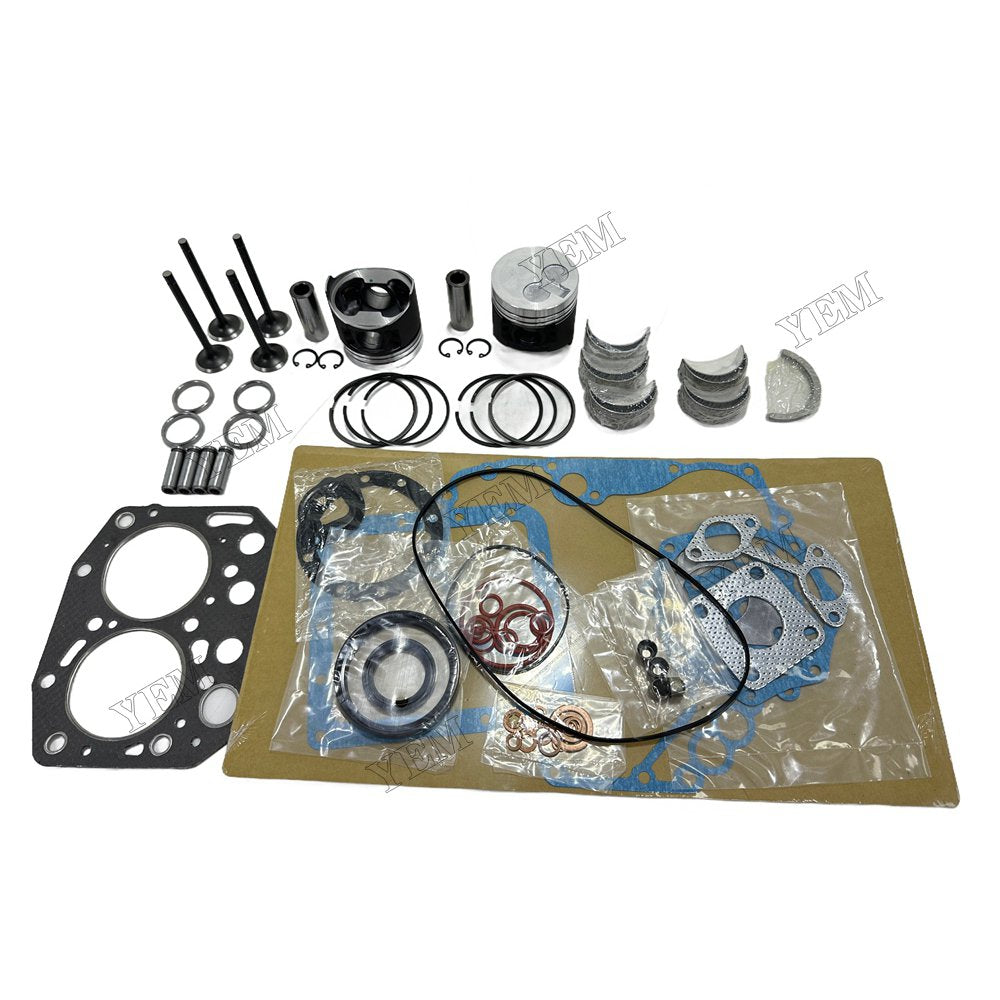 TK270 Piston W Ring Kit Gasket Set Main Connecting rod bearings Set Valve Train For Yanmar Foe Thermo King Yanmar