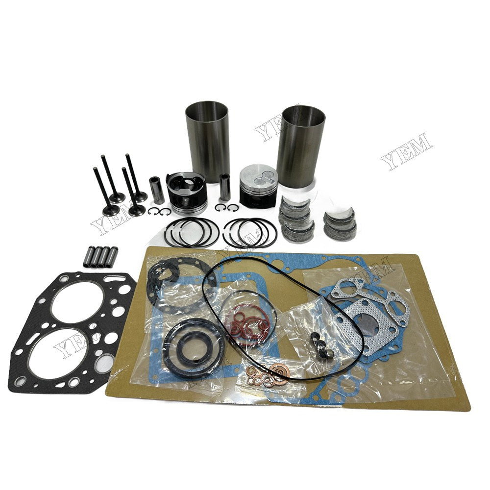 Engine Overhaul Kit Main And Rod bearings Gasket Set Valve Guide For Yanmar TK270 Engine Foe Thermo King Yanmar