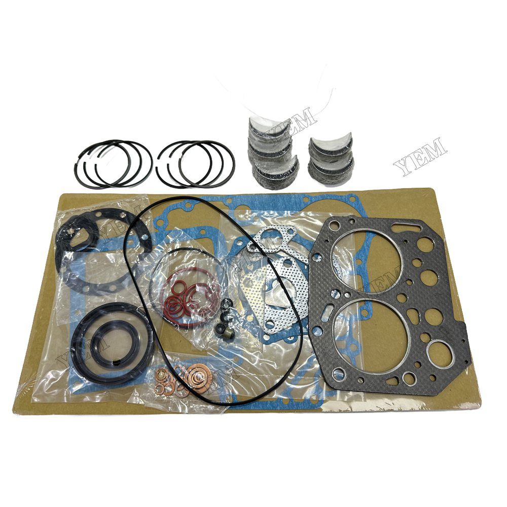 Piston ring set Gasket kit main and connecting rod bearings For Yanmar TK270 Engine Foe Thermo King Yanmar