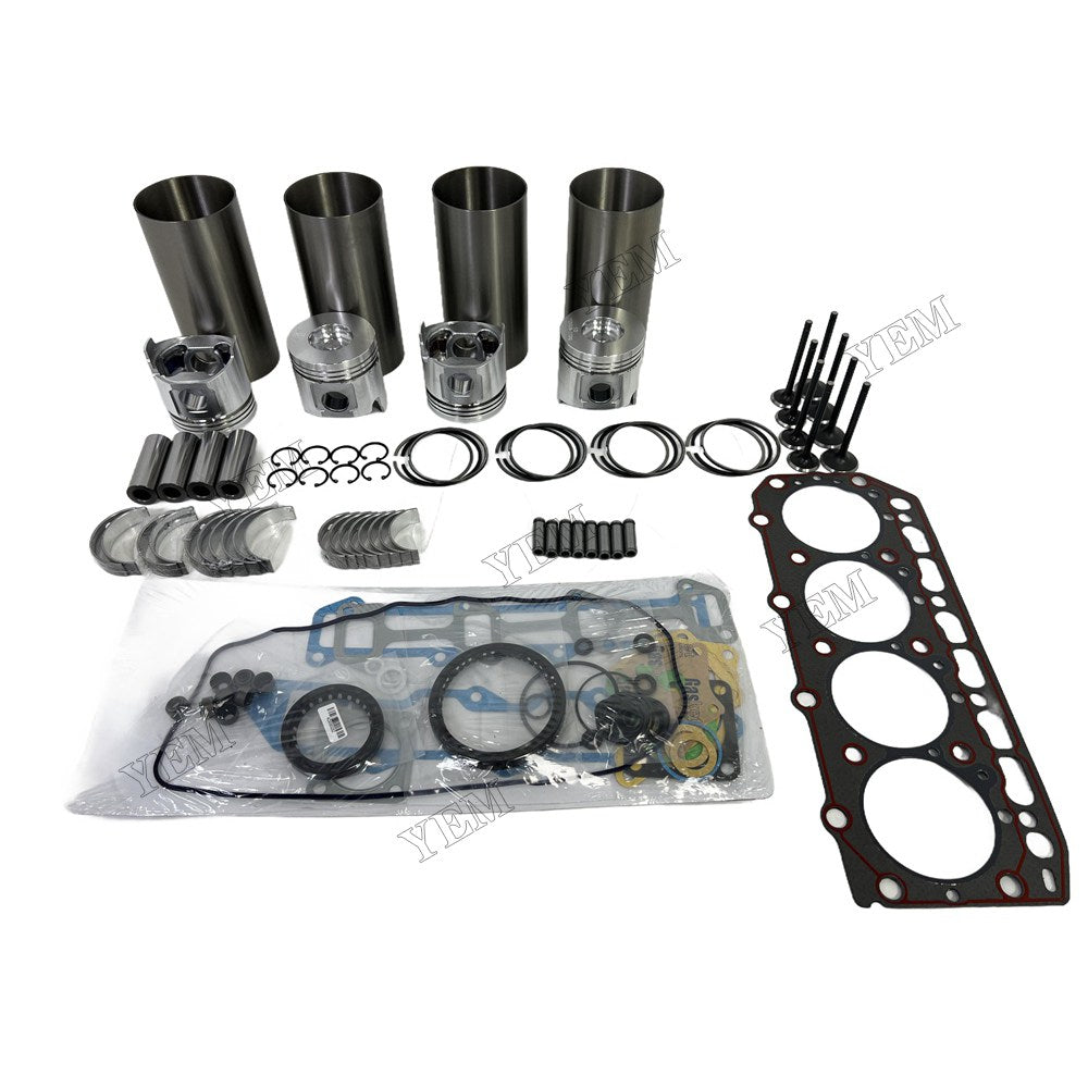 TK486V Engine Overhaul Kit Main And Rod bearings Gasket Set Valve Guide For Yanmar