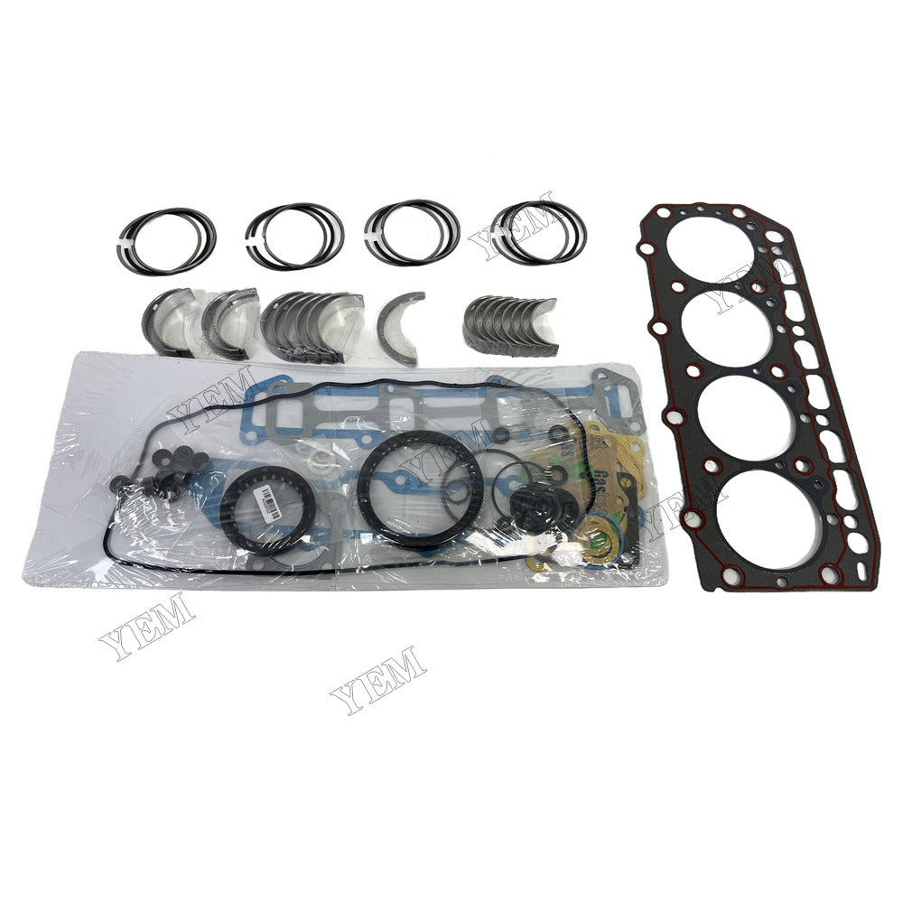 TK486 Piston ring set Gasket kit Crankshaft and Rod Bearings Set For Yanmar