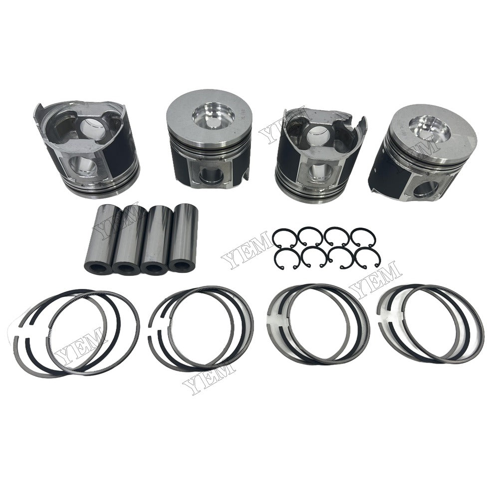 Piston and piston ring set For Yanmar 4TNV84T Engine Foe Yanmar
