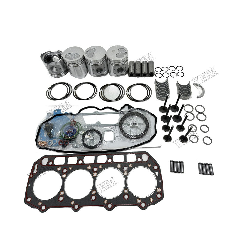 4TNE92 Piston W Ring Kit Gasket Set Main Connecting rod bearings Set Valve Train For Yanmar