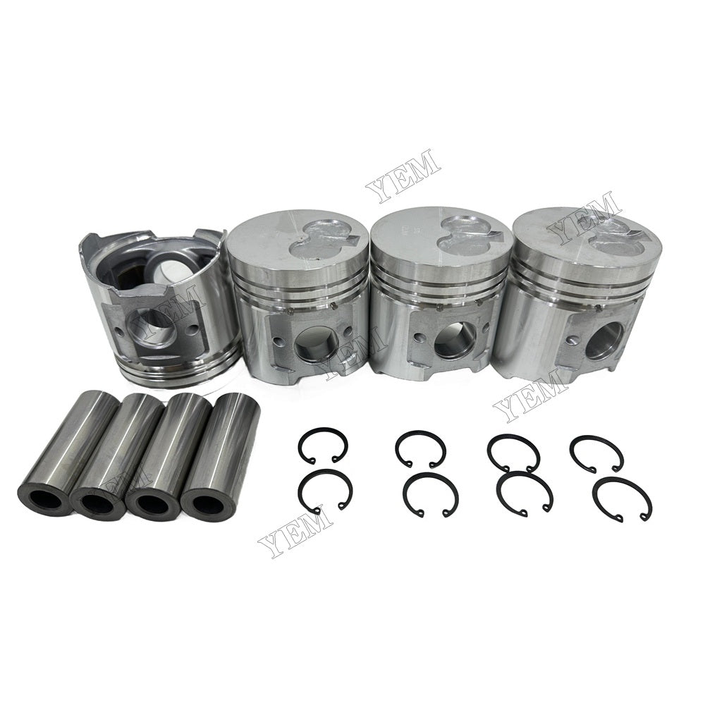 Piston and piston ring set For Yanmar 4TNE92 Engine Foe Yanmar