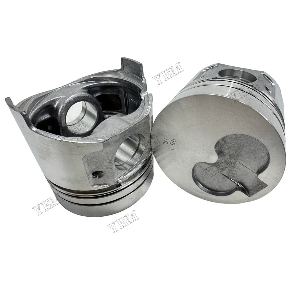 Piston and piston ring set For Yanmar 4D98E Engine Foe Yanmar