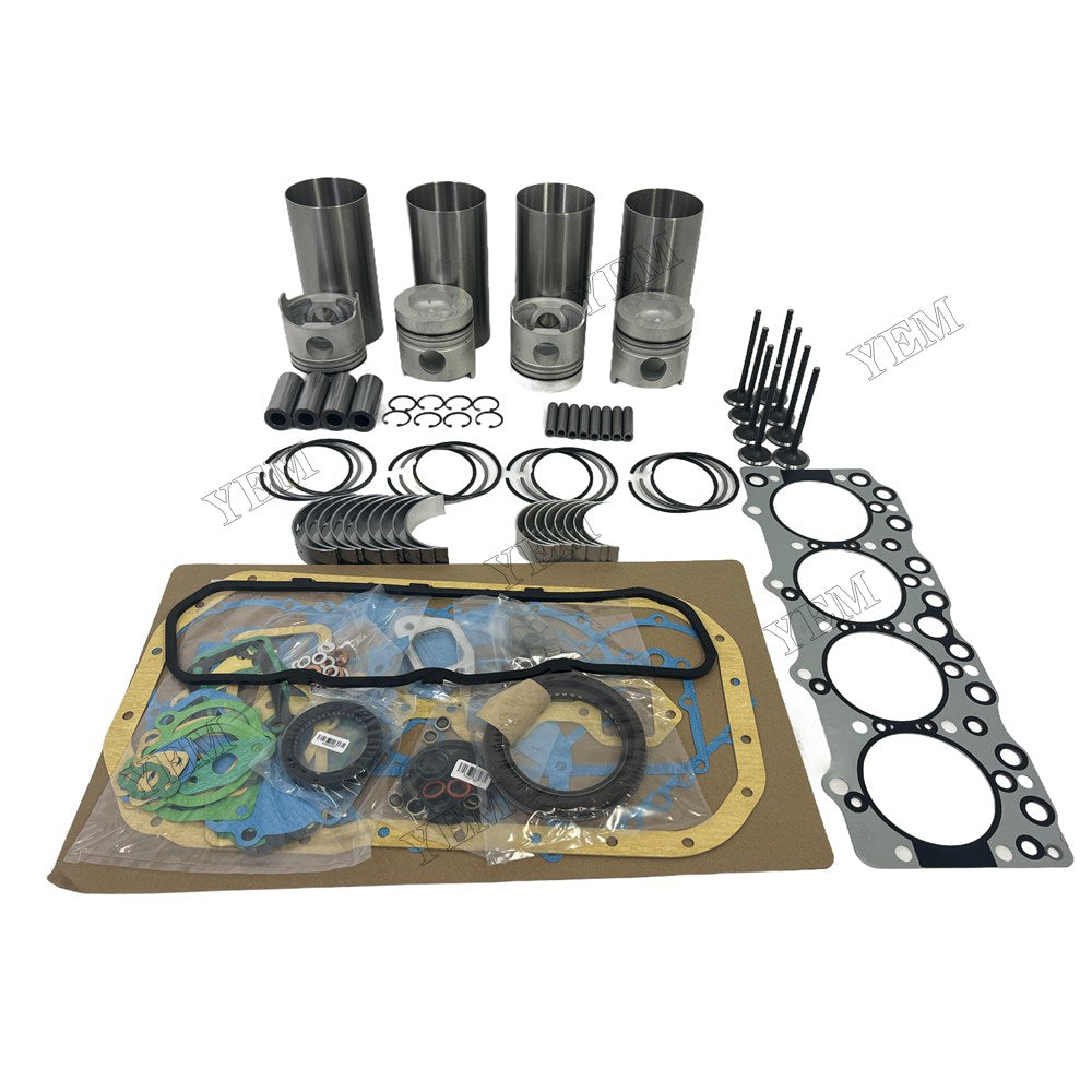 Engine Overhaul Kit Main And Rod bearings Gasket Set Valve Guide For Isuzu 4BD1 Engine