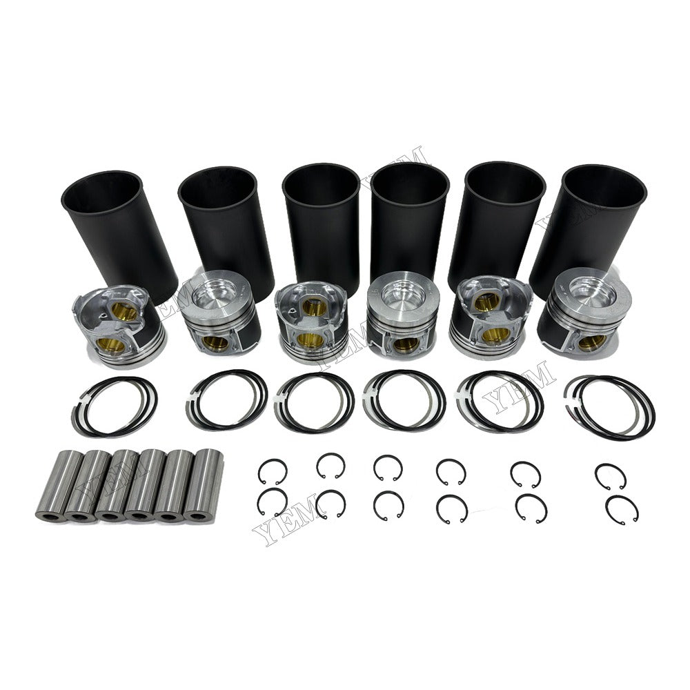 24V J08E Cylinder Liner Kit Piston With Ring Bush For Hino