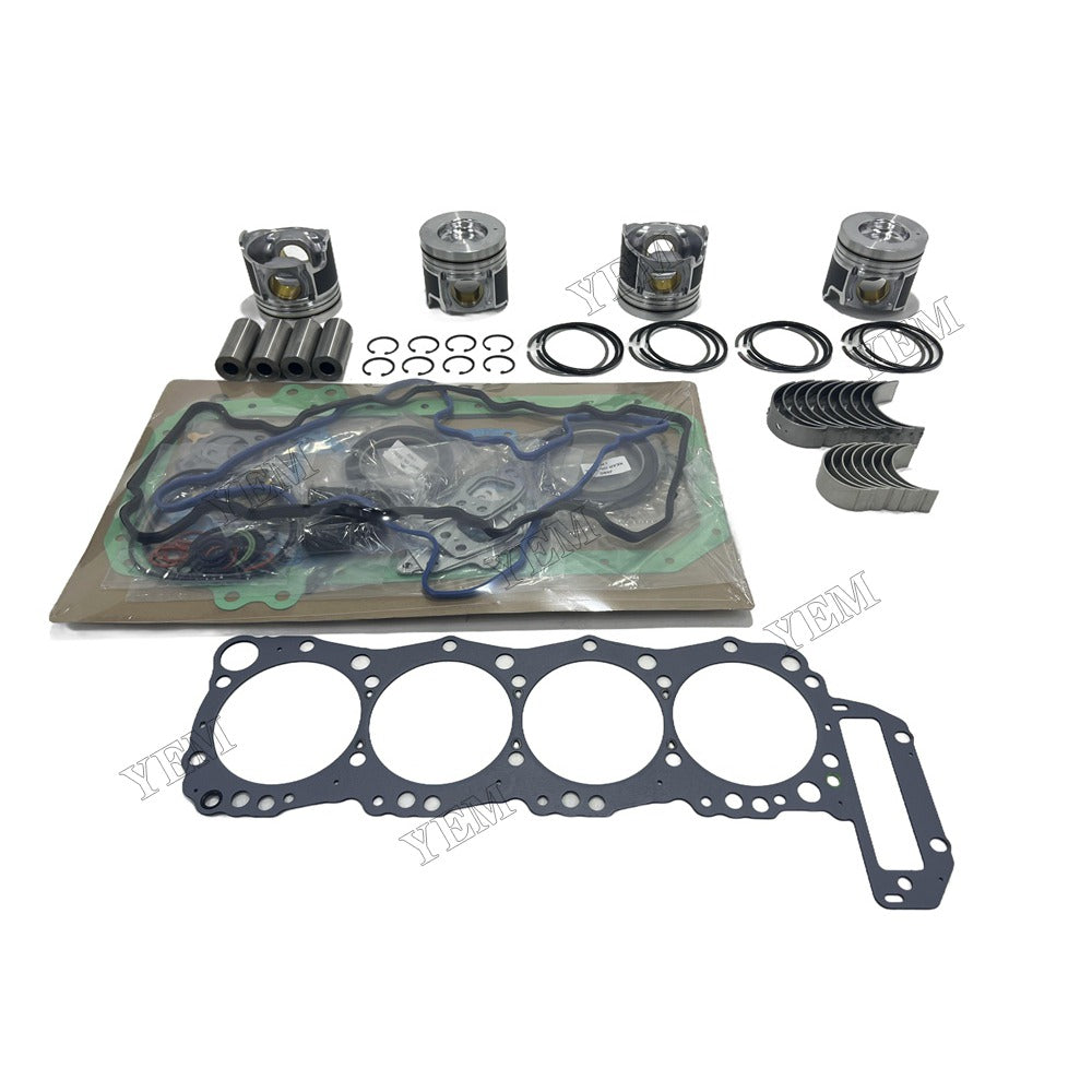 16V Piston and piston ring set Gasket kit main and connecting rod bearings For Hino J05C Engine Foe Hino