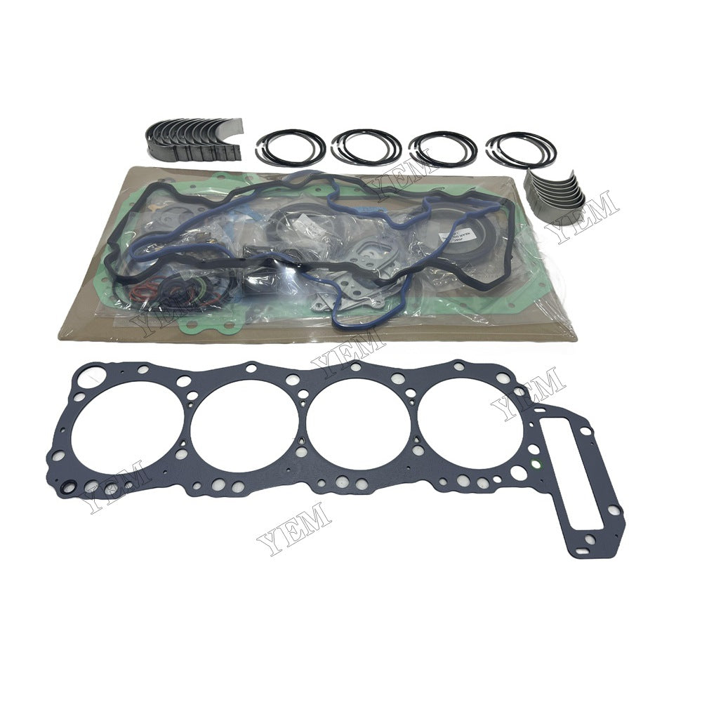 16V Piston ring set Gasket kit main and connecting rod bearings For Hino J05E Engine