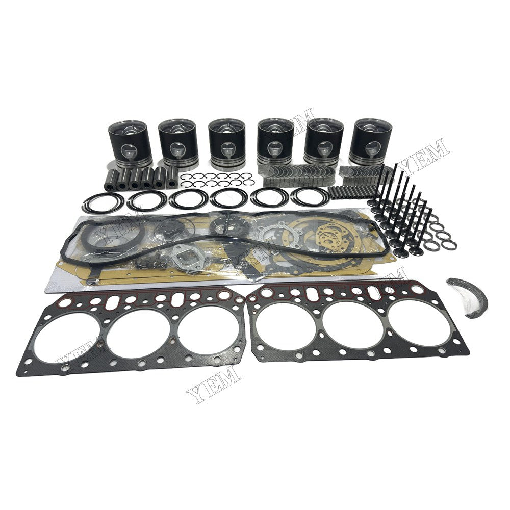 D2366 Piston W Ring Kit Gasket Set Main Connecting rod bearings Set Valve Train For Doosan
