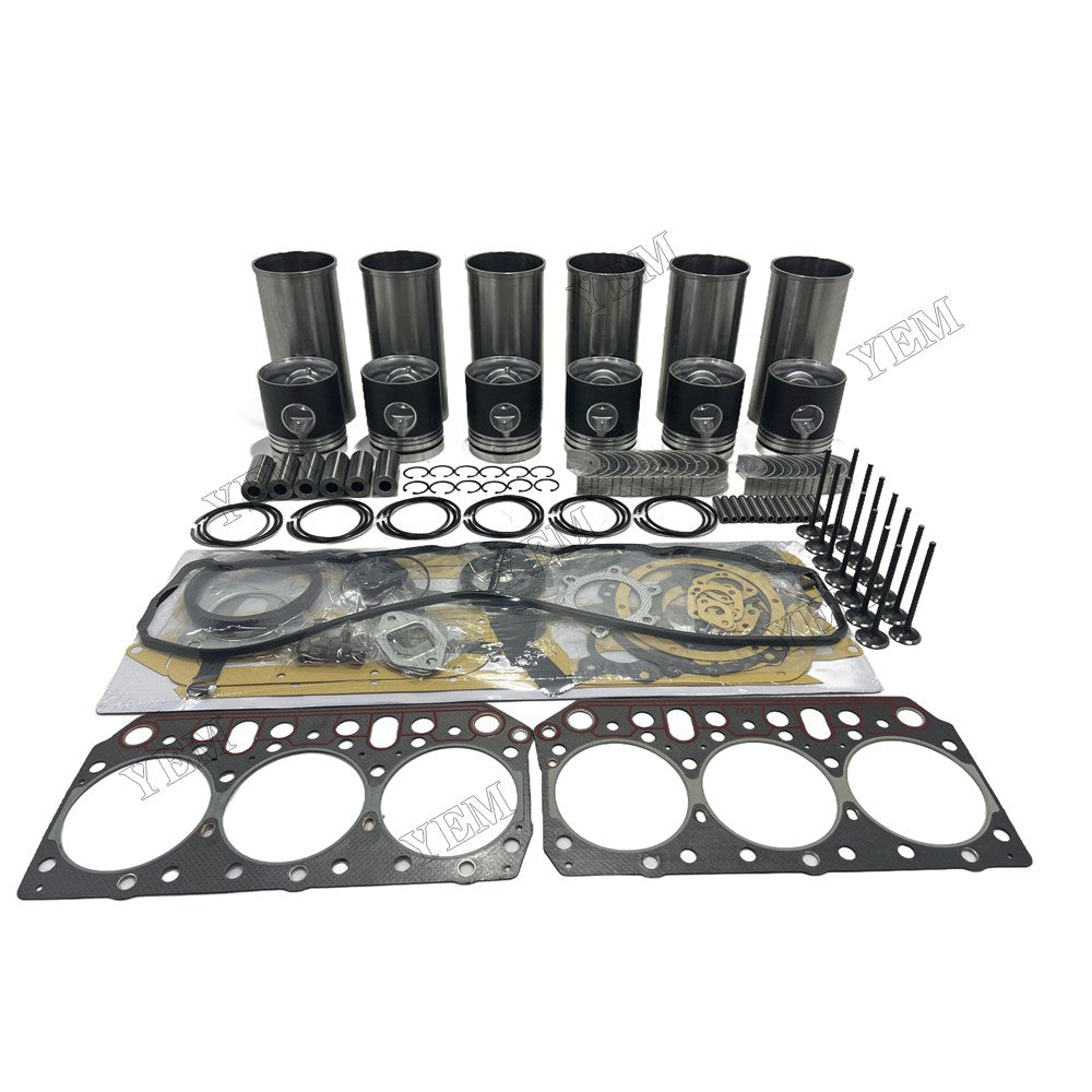 Engine Overhaul Kit Main And Rod bearings Gasket Set Valve Guide For Doosan D2366 Engine
