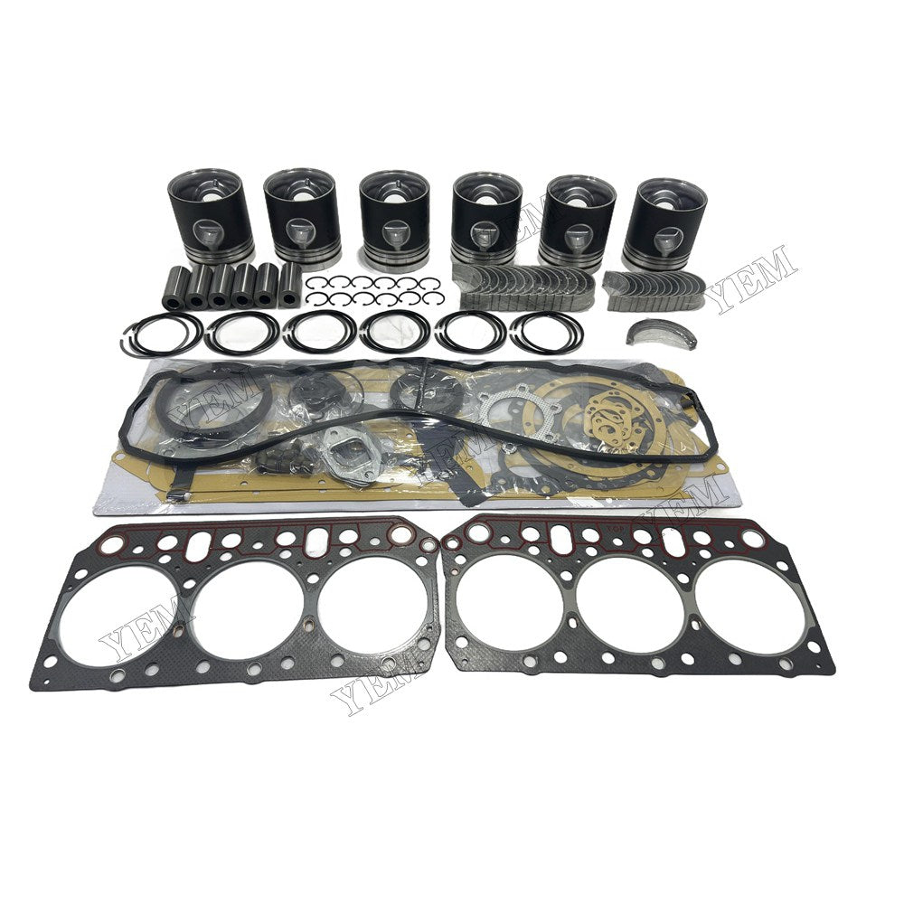 Piston With ring set Gasket kit main and connecting rod bearings Set For Doosan D2366 Engine Foe Doosan
