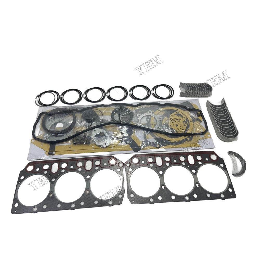D2366 Piston ring set Gasket kit Crankshaft and Rod Bearings Set For Doosan Foe Doosan