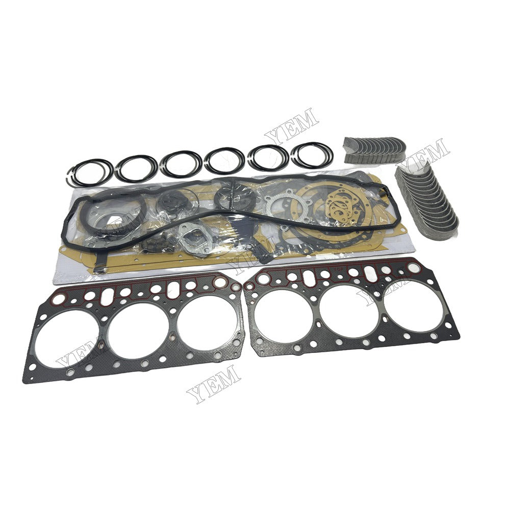 Piston ring set Gasket kit main and connecting rod bearings For Doosan D2366 Engine Foe Doosan