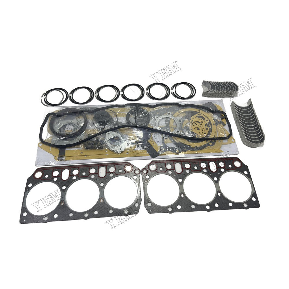 Piston ring set Gasket kit main and connecting rod bearings For Doosan D2366 Engine Foe Doosan