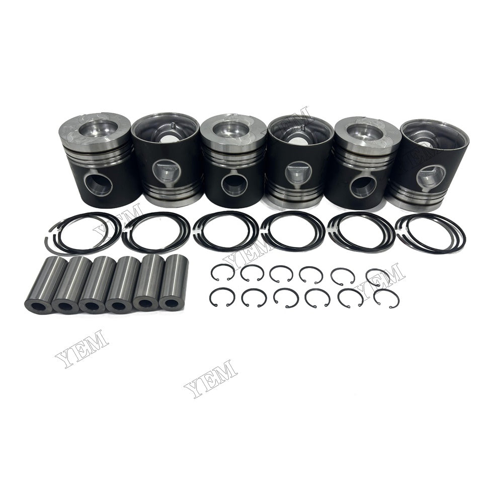 Piston and piston ring set For Doosan D2366 Engine