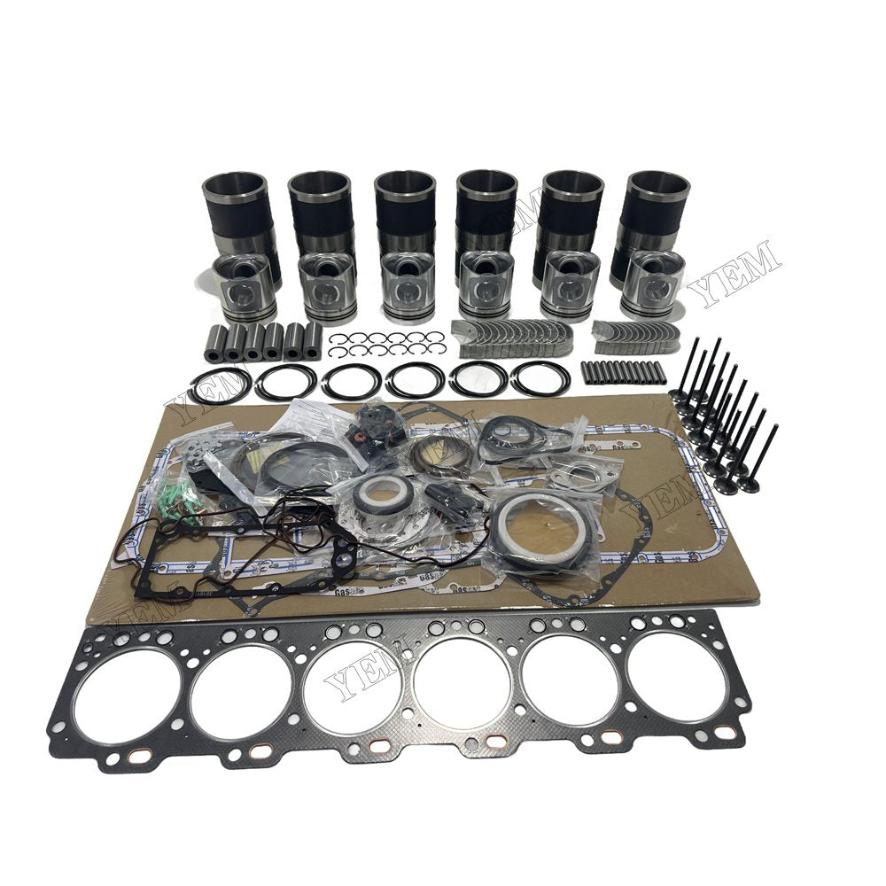 24V Engine Overhaul Kit Main And Rod bearings Gasket Set Valve Guide For Cummins 6CT Engine Foe Cummins
