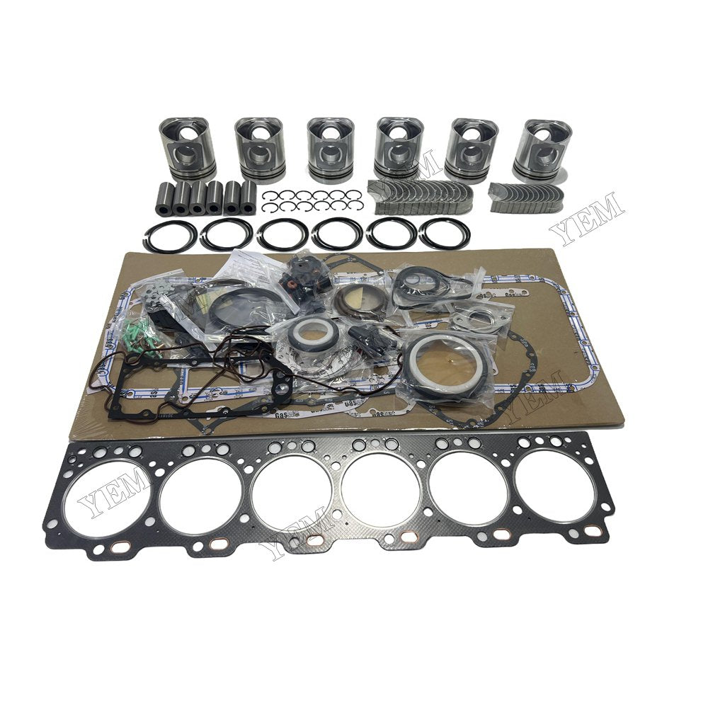 24V 6CT Piston and piston ring set Gasket kit main and connecting rod bearings For Cummins Foe Cummins