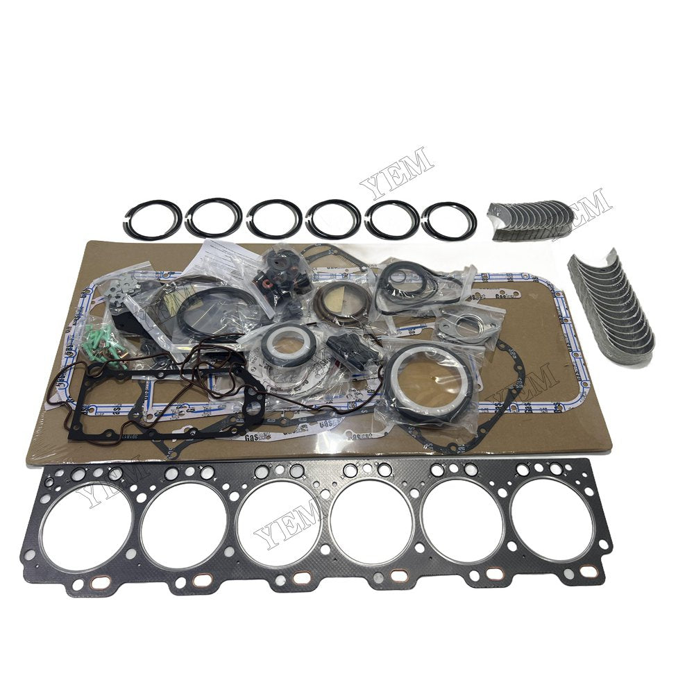 24V Piston ring set Gasket kit main and connecting rod bearings For Cummins 6CT Engine Foe Cummins