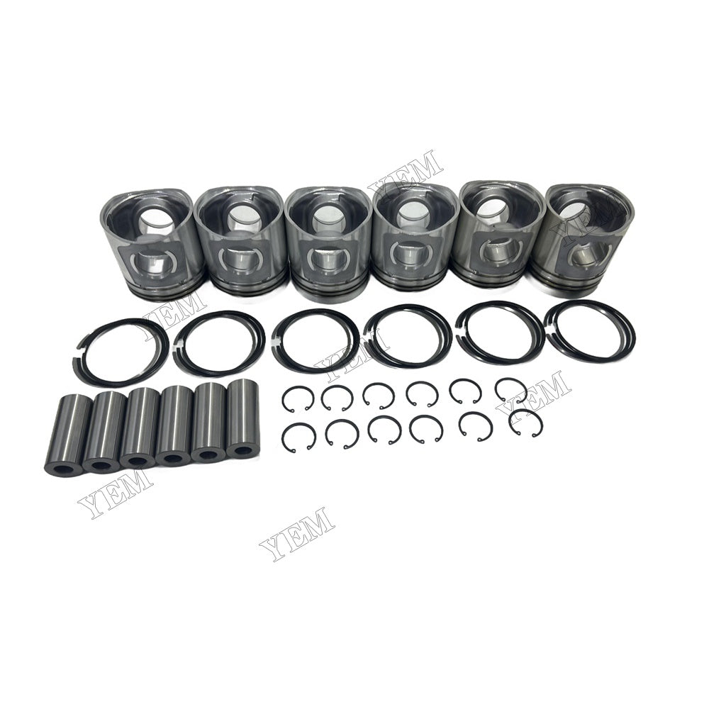 24V Piston and piston ring set For Cummins 6CT Engine Foe Cummins